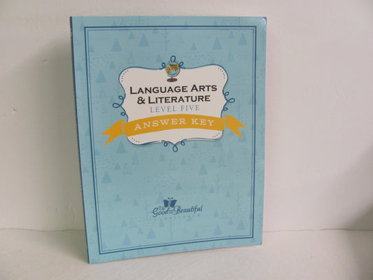 Language Arts & Literature Good and the Beautiful 5th Grade Language Textbooks