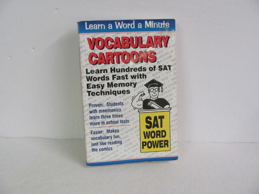 Vocabulary Cartoons New Monic Pre-Owned High School Testing Books