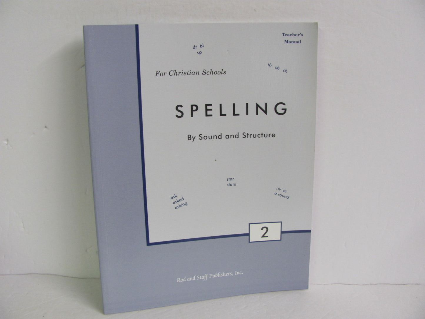 Spelling 2 Rod & Staff Teacher Manual  Pre-Owned Spelling/Vocabulary Books