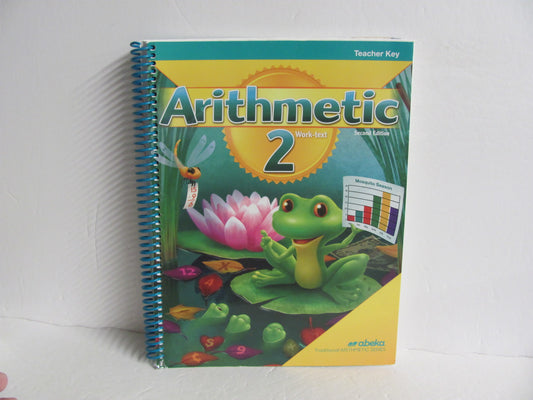 Arithmetic 2 Abeka Teacher Key  Pre-Owned 2nd Grade Mathematics Textbooks