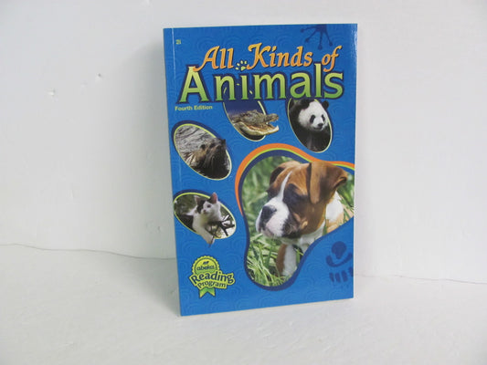 All Kinds of Animals Abeka Student Book Pre-Owned 2nd Grade Reading Textbooks