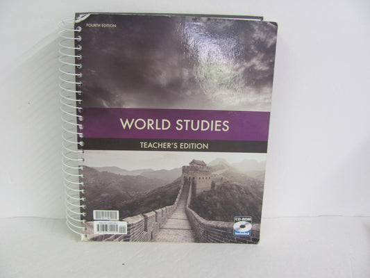 World Studies BJU Press Teacher Edition  Pre-Owned 7th Grade History Textbooks