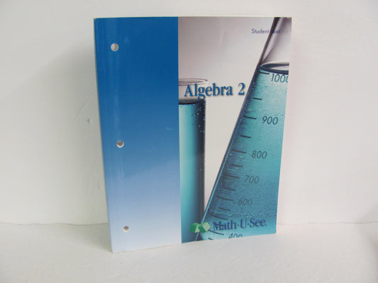 Algebra 2 Math U See Student Book Pre-Owned Demme Mathematics Textbooks