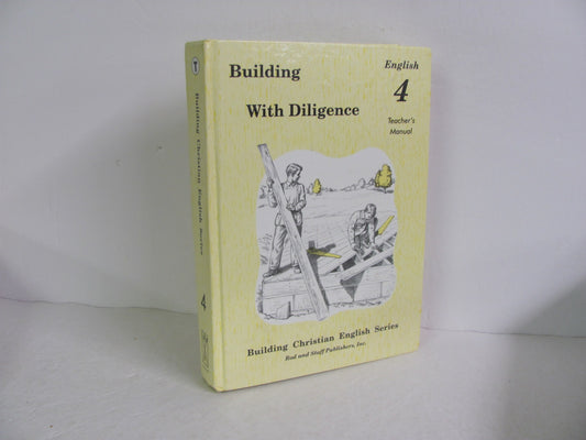 Building with Diligence Rod & Staff Teacher Manual  Pre-Owned Language Textbooks