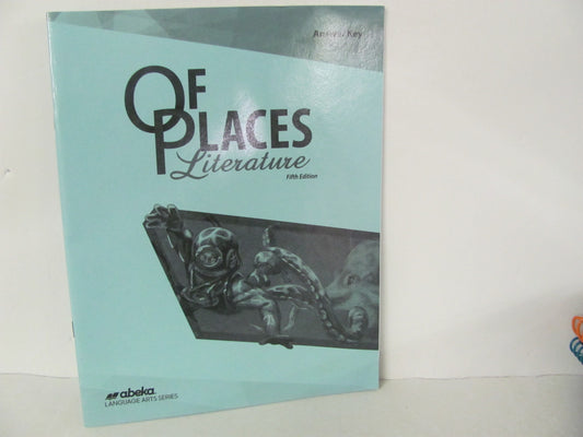 Of Places Literature Abeka Answer Key  Pre-Owned 8th Grade Reading Textbooks