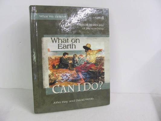 What On Earth Can I Do? Apologia Student Book Pre-Owned Hay Bible Textbooks