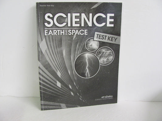 Earth and Space Abeka Test Key Pre-Owned 8th Grade Science Textbooks