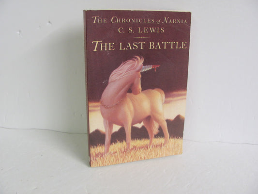 The Last Battle Chronicles of Narnia Pre-Owned Lewis Fiction Books