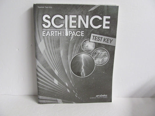 Earth and Space Abeka Test Key Pre-Owned 8th Grade Science Textbooks