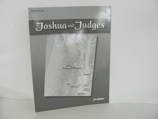 Joshua & Judges Abeka Test Key Pre-Owned 8th Grade Bible Textbooks