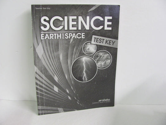 Earth and Space Abeka Test Key Pre-Owned 8th Grade Science Textbooks