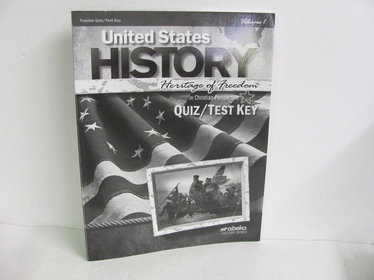 United States History Vol 1 Abeka Quiz/Test Key  Pre-Owned History Textbooks