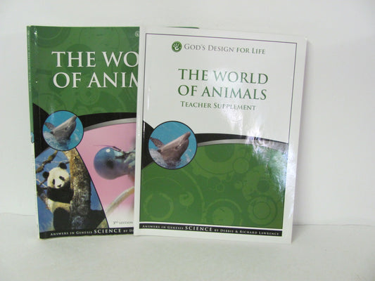 The World of Animals- Answers in Genesis Set  Pre-Owned Science Textbooks