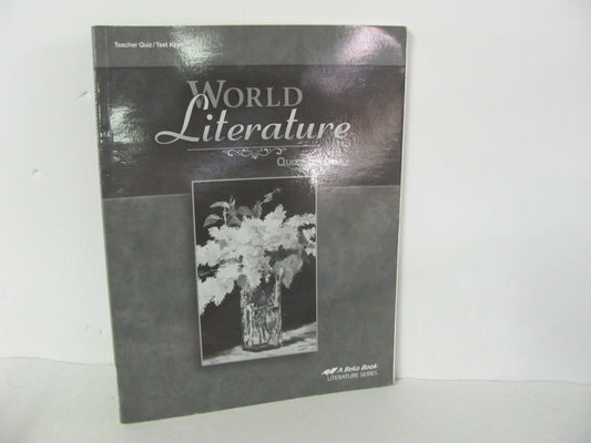 World Literature Abeka Quiz/Test Key  Pre-Owned 10th Grade Reading Textbooks