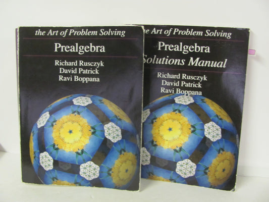 Pre Algebra Beast Academy Set  Pre-Owned Rusczyk 8th Grade Mathematics Textbooks