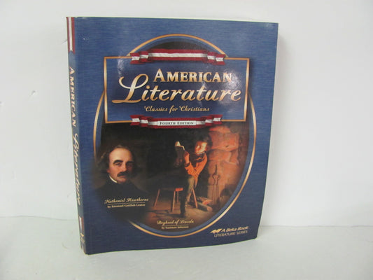 American Literature Abeka Student Book Pre-Owned 11th Grade Reading Textbooks