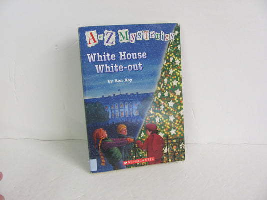 White House White-out A to Z Mysteries Pre-Owned Roy Fiction Books