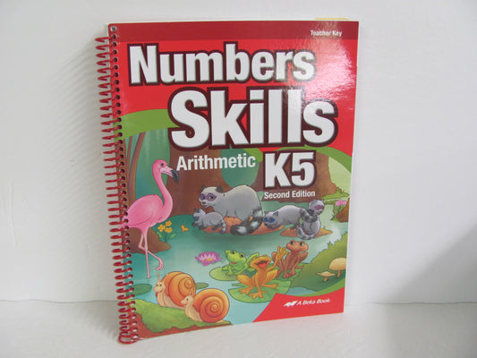 Numbers Skills K5 Abeka Teacher Key  Pre-Owned Mathematics Textbooks