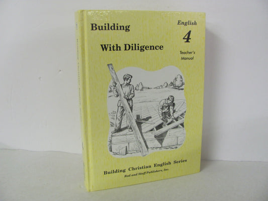 Building with Diligence Rod & Staff Teacher Manual  Pre-Owned Language Textbooks