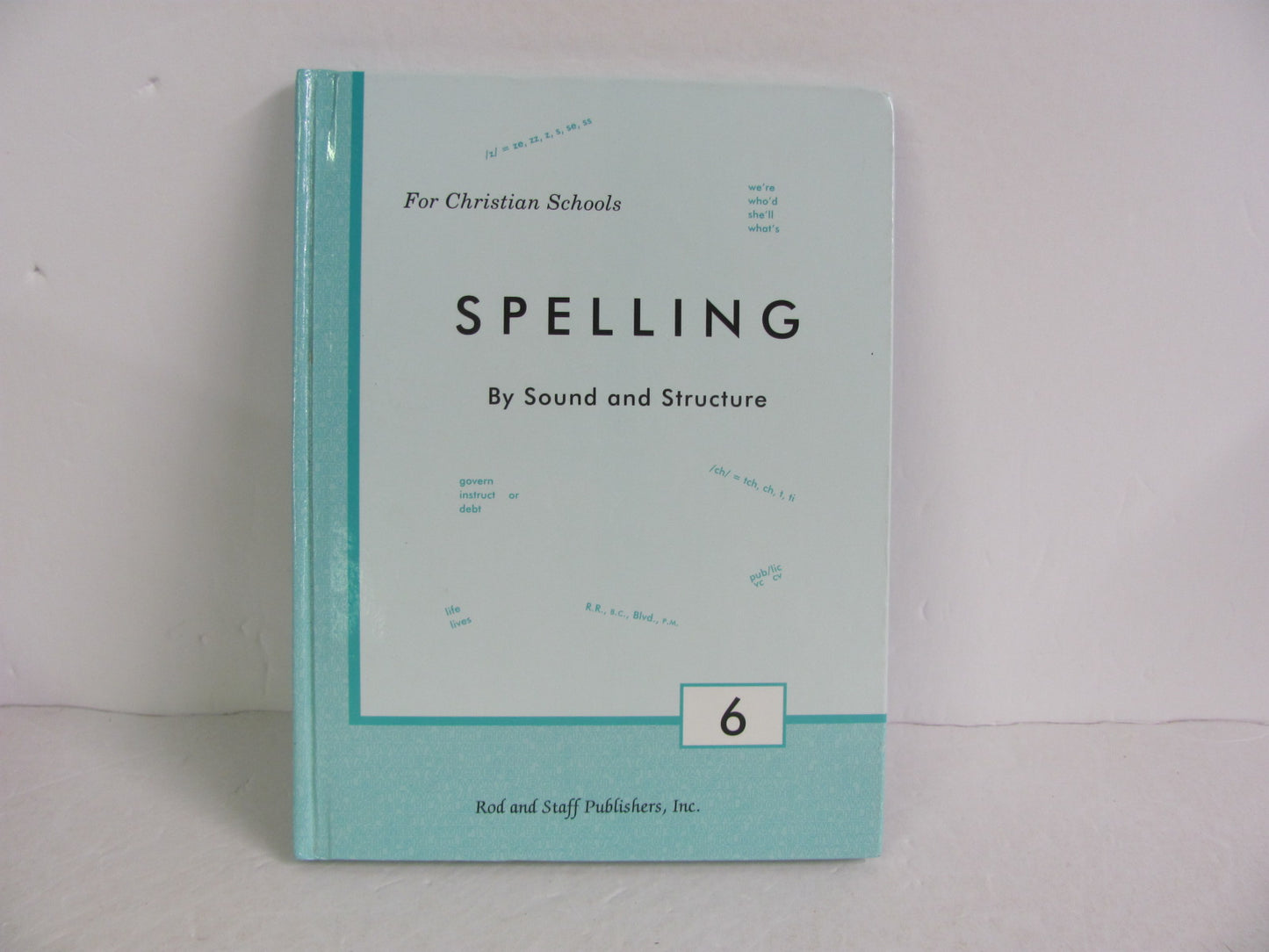 Spelling 6 Rod & Staff Student Book Pre-Owned Spelling/Vocabulary Books