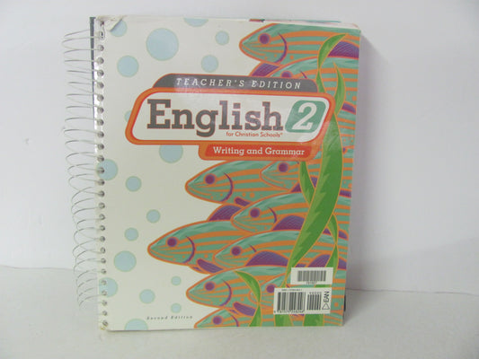 English 2 BJU Press Teacher Edition  Pre-Owned 2nd Grade Language Textbooks