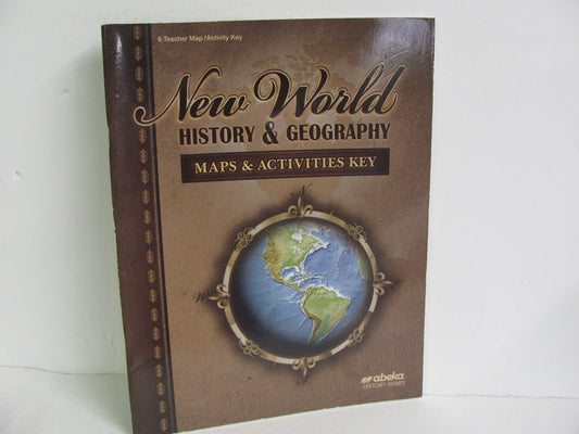 New World History Abeka Map Key Pre-Owned 6th Grade History Textbooks