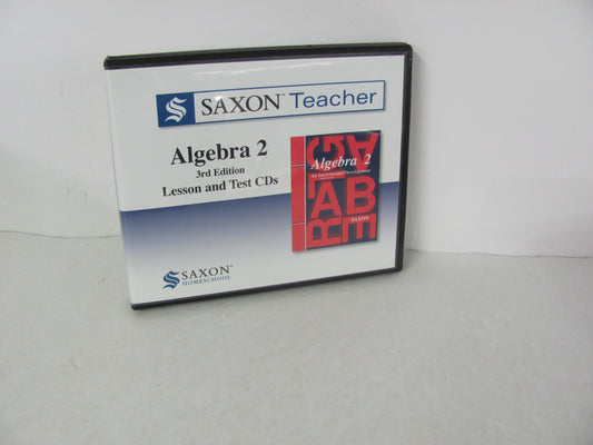 Algebra 2 Saxon Teacher CDs Pre-Owned Saxon High School Mathematics Textbooks