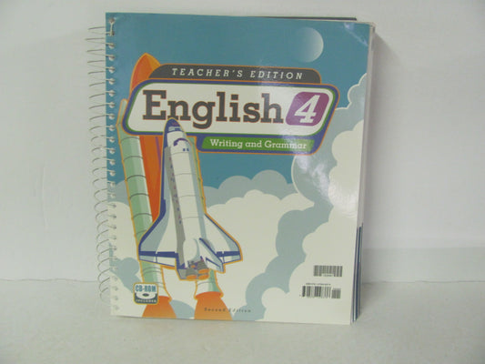 English 4 BJU Press Teacher Edition  Pre-Owned 4th Grade Language Textbooks