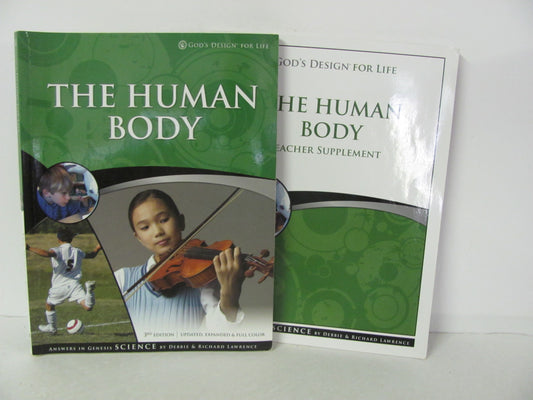 The Human Body Answers in Genesis Set  Pre-Owned Elementary Science Textbooks