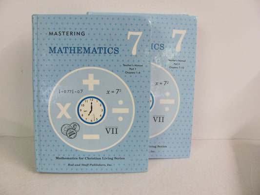 Mastering Mathematics 7 Rod & Staff 7th Grade Mathematics Textbooks