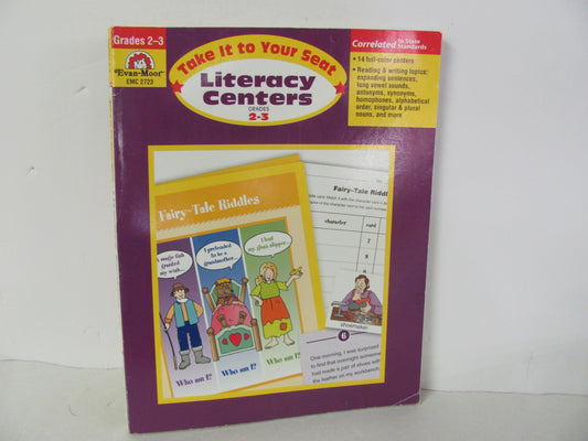 Literacy Centers Evan-Moor Pre-Owned 2nd Grade Reading Textbooks