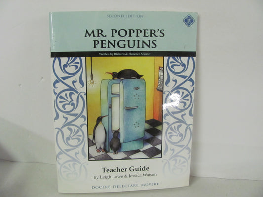 Mr Popper's Penguins Memoria Press Teacher Guide  Pre-Owned Fiction Books