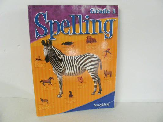 Spelling 1 Purposeful Design Student Book Pre-Owned Spelling/Vocabulary Books