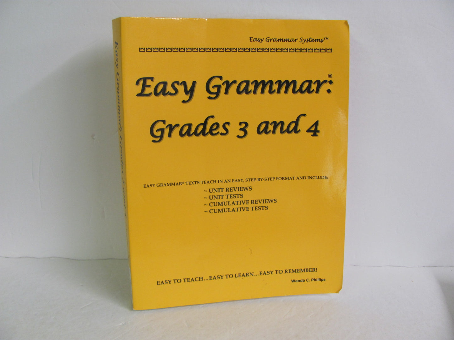 Easy Grammar: Grades 3 and 4 ISHA Enterprises Pre-Owned Language Textbooks