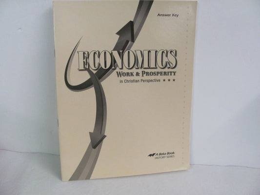 Economics Abeka Answer Key  Pre-Owned 12th Grade History Textbooks