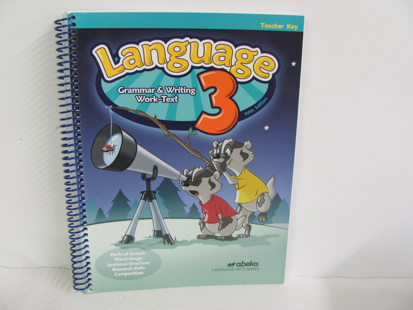 Language 3 Abeka Teacher Key  Pre-Owned 3rd Grade Language Textbooks