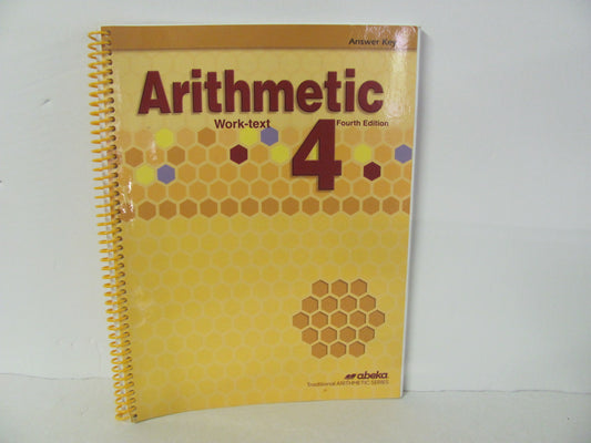 Arithmetic 4 Abeka Answer Key  Pre-Owned 4th Grade Mathematics Textbooks