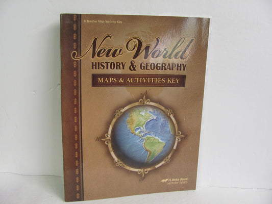 New World History Abeka Map Key Pre-Owned 6th Grade History Textbooks