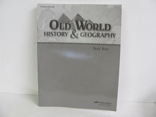 Old World History Abeka Test Key Pre-Owned 5th Grade History Textbooks