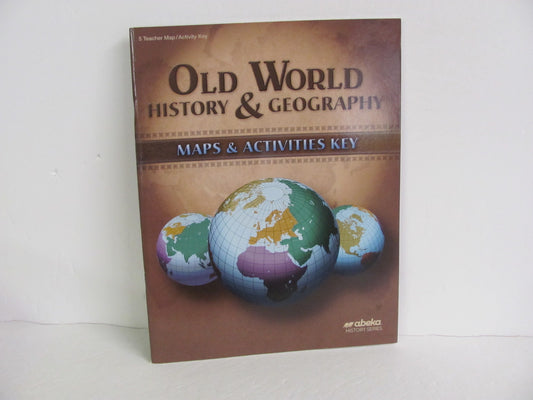 Old World History Abeka Map/Activity Key  Pre-Owned 5th Grade History Textbooks