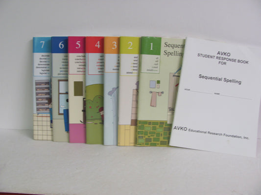 Sequential Spelling AVKO Set  Pre-Owned McCabe Spelling/Vocabulary Books