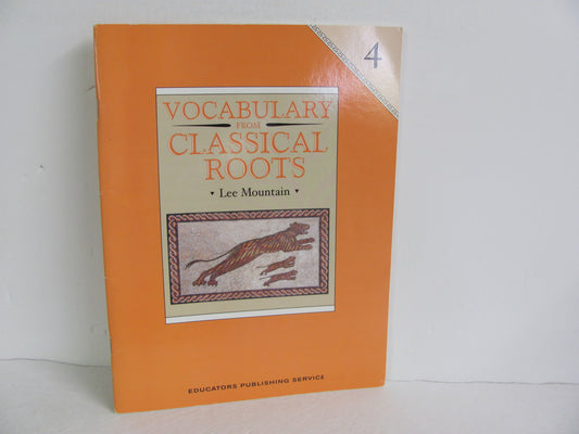 Vocabulary From Classical Root EPS 4th Grade Spelling/Vocabulary Books