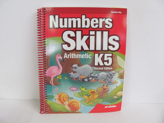 Numbers Skills K5 Abeka Teacher Key  Pre-Owned Mathematics Textbooks