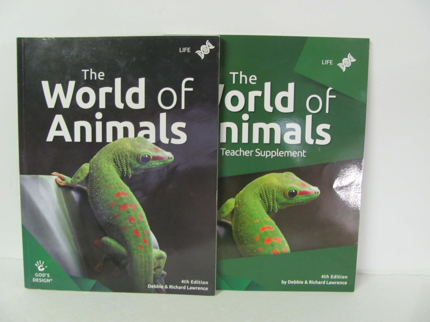 The World of Animals- God's Design Set  Pre-Owned Lawrence Science Textbooks