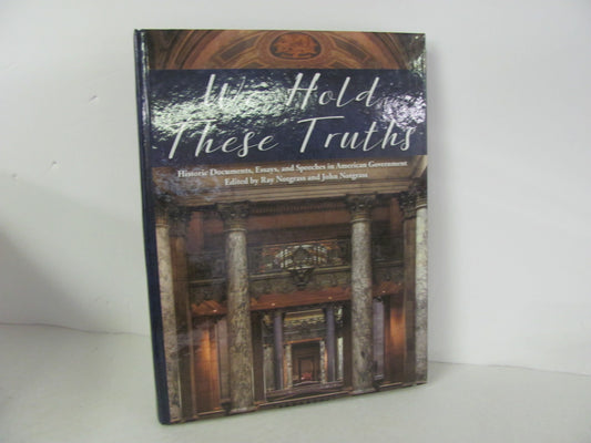 We Hold These Truths Notgrass Student Book Pre-Owned notes History Textbooks