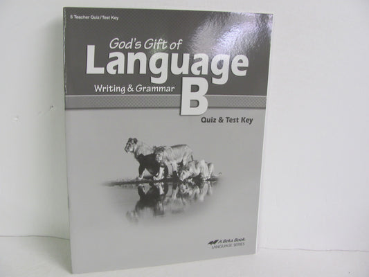 Language B Abeka Quiz/Test Key  Pre-Owned 5th Grade Language Textbooks