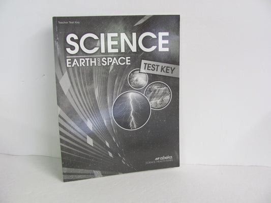 Earth & Space Abeka Test Key Pre-Owned 8th Grade Science Textbooks