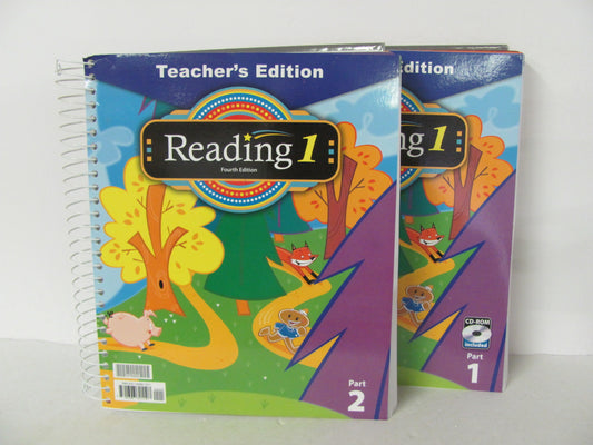 Reading 1 BJU Press Teacher Edition  Pre-Owned 1st Grade Reading Textbooks