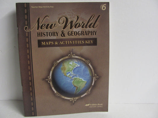 New World History Abeka Map Key Pre-Owned 6th Grade History Textbooks