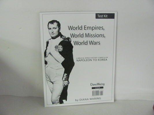 World Empires, World Missions... Diana Waring Tests  Pre-Owned History Textbooks